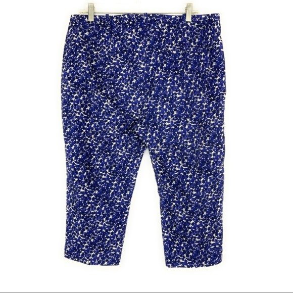 Talbots Signature Capris in Blue Floral - Picture 5 of 5